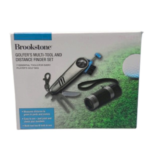 Golfer’s Multi Tool and Distance Finder Set with 7 Essential Accessories