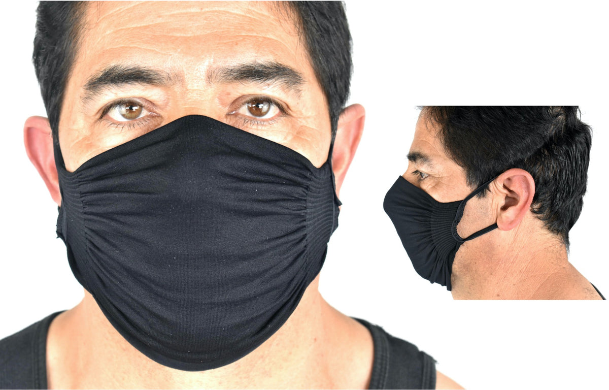 Reusable Nylon Microfiber Dual Layer Face Masks - Made in USA!