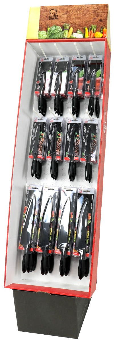 Non-Stick Knives in Floor Display