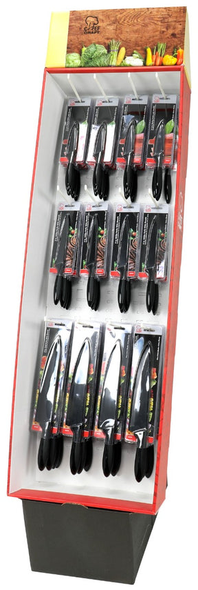 Non-Stick Knives in Floor Display