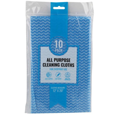 10 Pack All Purpose Cleaning Cloths Reusable and Durable Wipe Towels