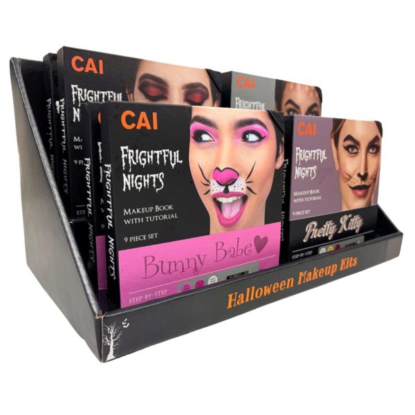 Cai Assorted Halloween Makeup Kits in Countertop Display