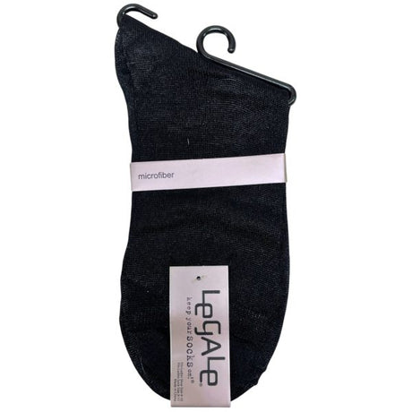 Legale 1 Pair Shiny Sock Microfiber Assorted Colors Ladies Shoe Size 4-10