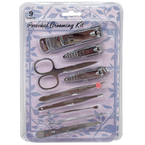9 Piece Personal Grooming Care Tool Set