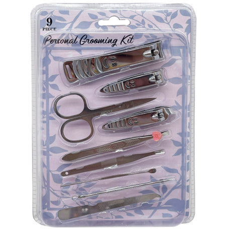 9 Piece Personal Grooming Care Tool Set