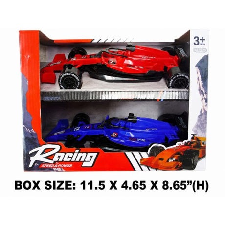 2 Pack Formula Racing Car Toy Set in Assorted Colors