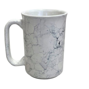 12oz White Marble Covington Ceramic Mug