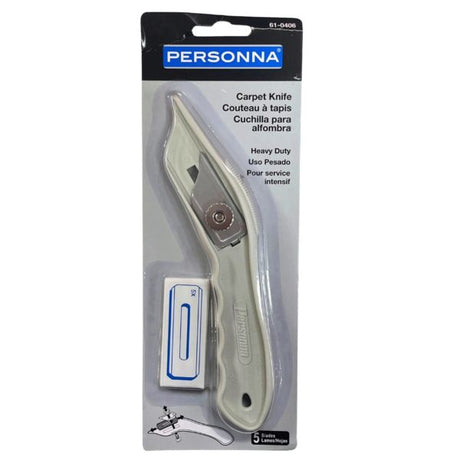 Personna Heavy Duty Carpet Knife with 5 Blades