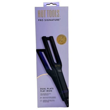 Hot Tools Pro Signature Dual Plate Charcoal Ceramic Flat Iron