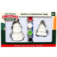 DIY Paint Your Own Santa and Christmas Tree Figurine Set