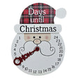 Santa Face Wooden Advent Calendar Countdown Clock
