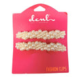 DCNL 2 Count Pearl Barrettes