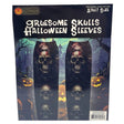 Gruesome Skulls Stack Print Slip-On Halloween Tattoo Sleeves