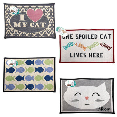 Cat Mat 13 X 19 Non-slip Random Designs