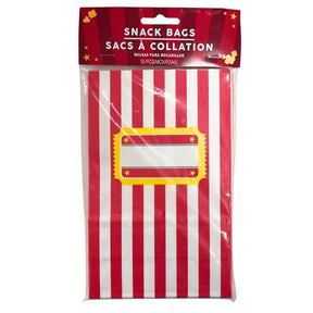 10 Pack Disposable Snack Bags