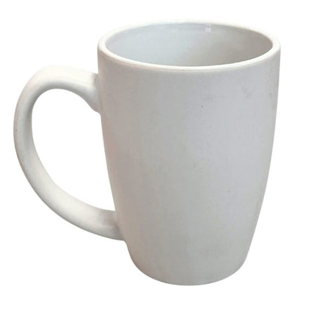 14oz Matte White Challenge Ceramic Mug