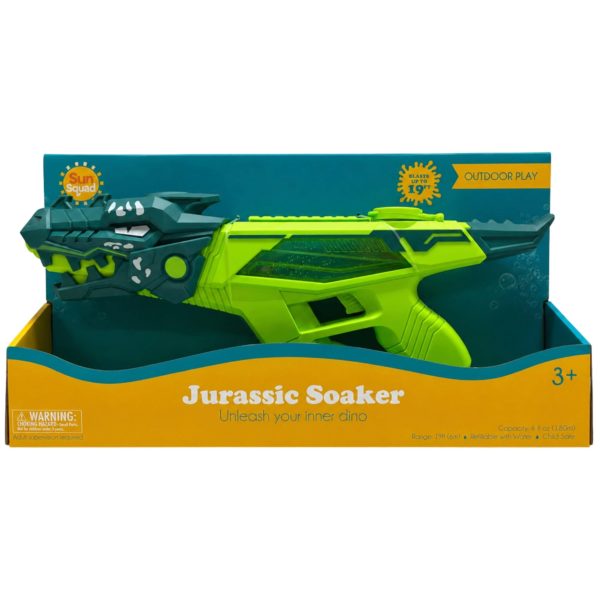 Sun Day Jurassic Water Soaker with Dino Face Plate