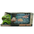 T-Rex Carrier Vehicle with Three Dinosaur Trucks Toy Carrying Storage Case