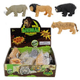 Animal Sand Filled Squishy Pull Toy 12pc 4 Assorted Polybag/label Counter Display