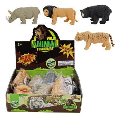 Animal Sand Filled Squishy Pull Toy 12pc 4 Assorted Polybag/label Counter Display