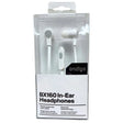 Ondigo Bx160 in Ear Headphones with Button Remote and Mic in White