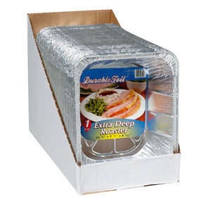 Aluminum Roaster Extra Deepover 4in Deep For Ham, Chicken,roasts  Made In Usa
