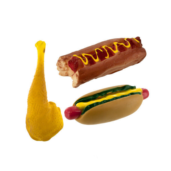 Meat Lovers Squeaking Dog Toy
