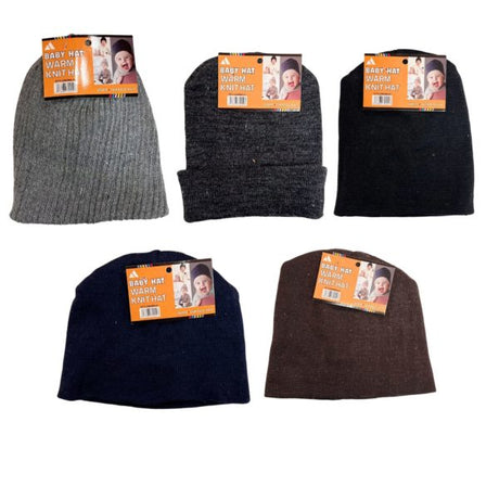 Warm Baby Knit Hat In Assorted Colors