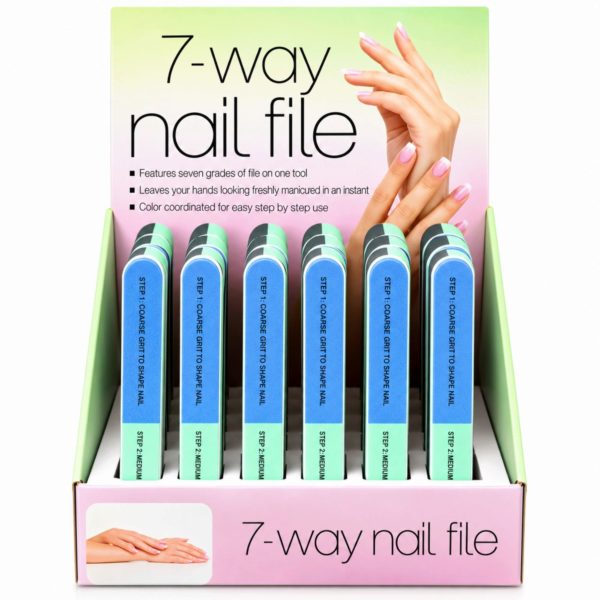 7-Way Nail File Countertop Display