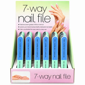 7-Way Nail File Countertop Display