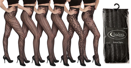 Women's Designer Fishnet Tights - Queen Size