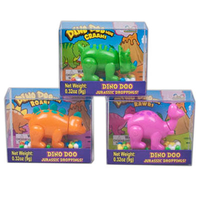 Candy Dino Doo Mini Candy Dispenser 12ct Counter Display