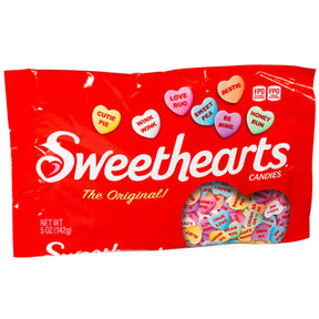 Valentine Candy Sweethearts Original 5 Oz Laydown Bag