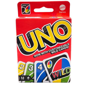 UNO Card Game with Customizable Wild Cards