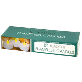 LED Flameless Tealight Candles Set