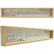 3x16" Natural MDF Art Box Family Welcome Home Décor