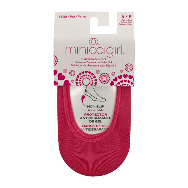 Minicci 1 Pack Pink Lemonade Liner Socks Size Girls S 5-9