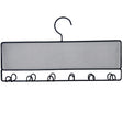 14.5" x 7.5" Black Metal Hanging Jewelry and Accessory Organizer