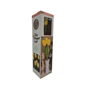 Battery Operated Artificial Tulip Flower Bouquet Night Light