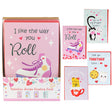 Valentine Jumbo Greeting Card 8.5 X 12.25in 4 Asst / 24pc Pdq Val Label / Shrink
