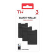 TW 3 Pack Dual Pocket Adhesive Phone Wallets