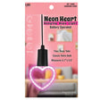 Battery-Operated Neon Heart Hanging Rope Light