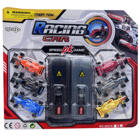 Super Launching Race Cars with Launch Ramp and Racers