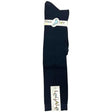 Legale 1 Pair Knee High Socks Microfiber Pillowsole Flat Knit Black Ladies Shoe Size 4-10
