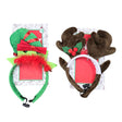 Christmas Holiday Pet Adjustable Headband Accesory in Assorted Styles