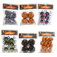 Glitter Hlwn Decor Mini Foam 6ct Spider/ 4ct Mini Pumpkin/ 12ct Skull & Pumpkins 6 Asst Hlwn Pbh
