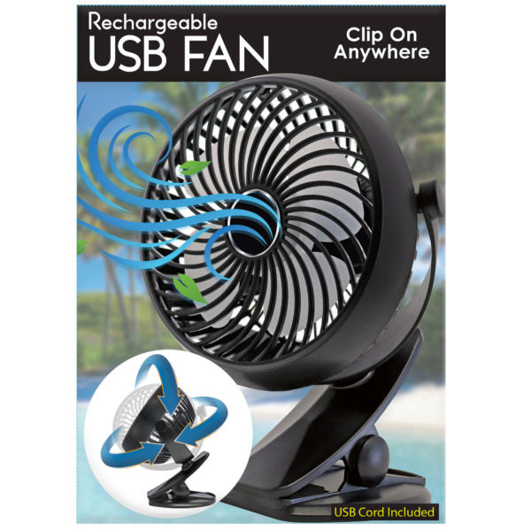 Rechargeable USB Operated Personal Desktop Fan