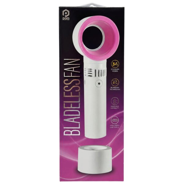 POM Gear Bladeless Fan in Pink