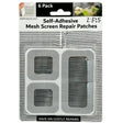 6 Pack Self-Adhesive Mesh Screen Repair Patches