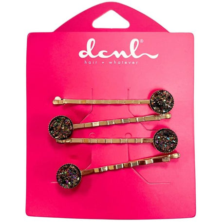 DCNL French Couture 2 Count Bobby Pins with Gem Embellishments